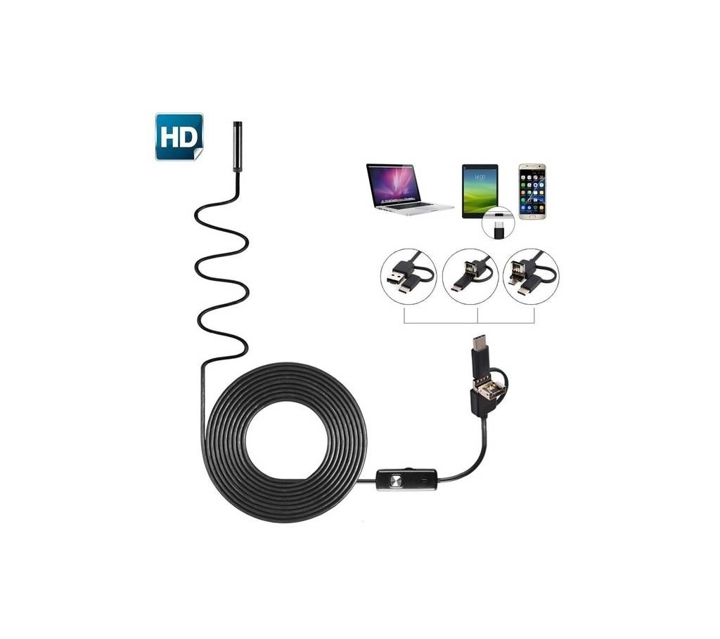 3 in 1 Type c& android pc endoscope