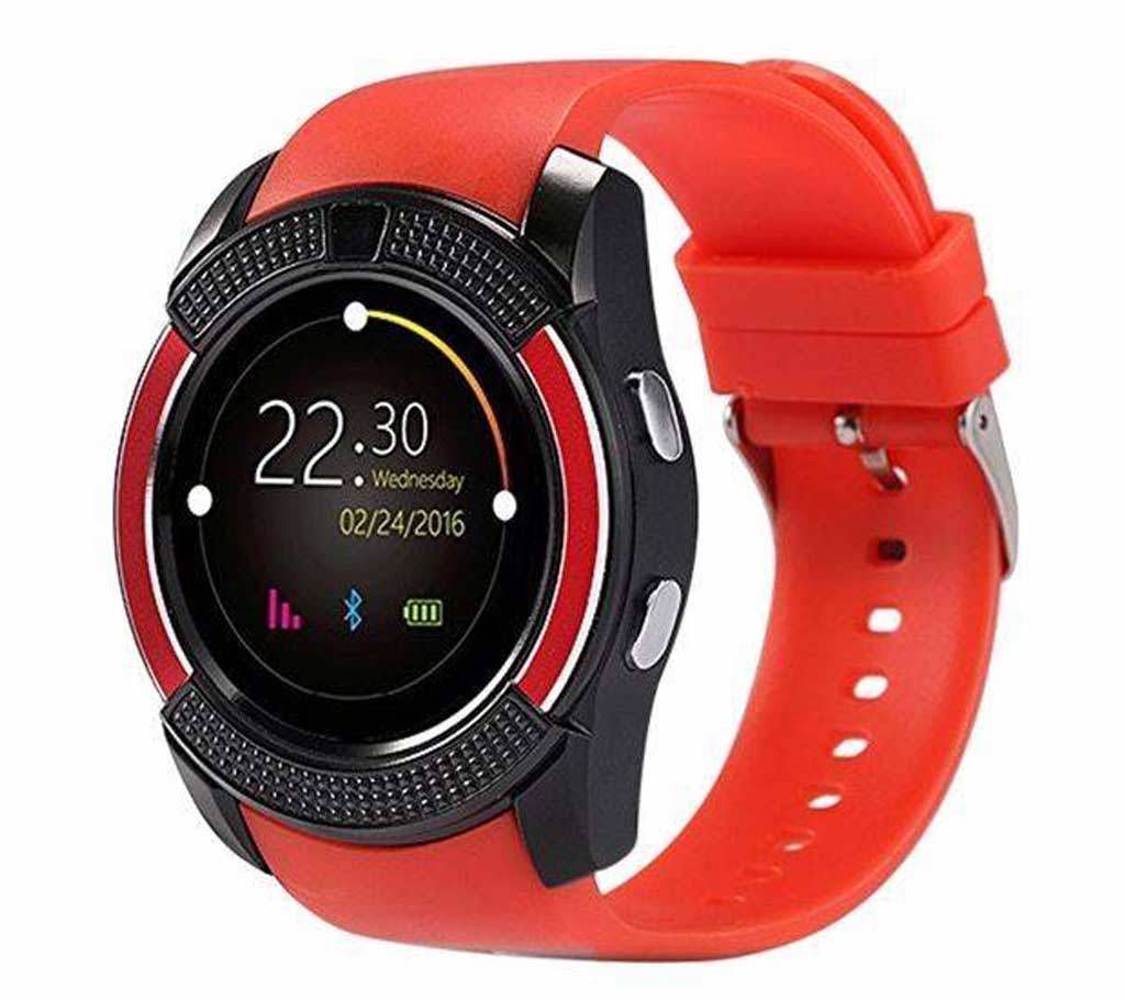 V8 Max Plus Smartwatch- Red