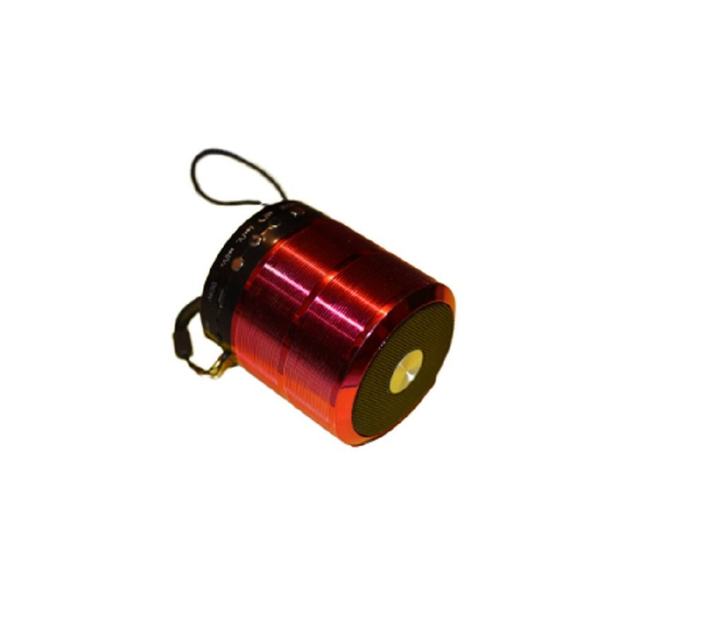 WS 887 Wireless Bluetooth Speaker  Portable Music Mini Speaker -Red