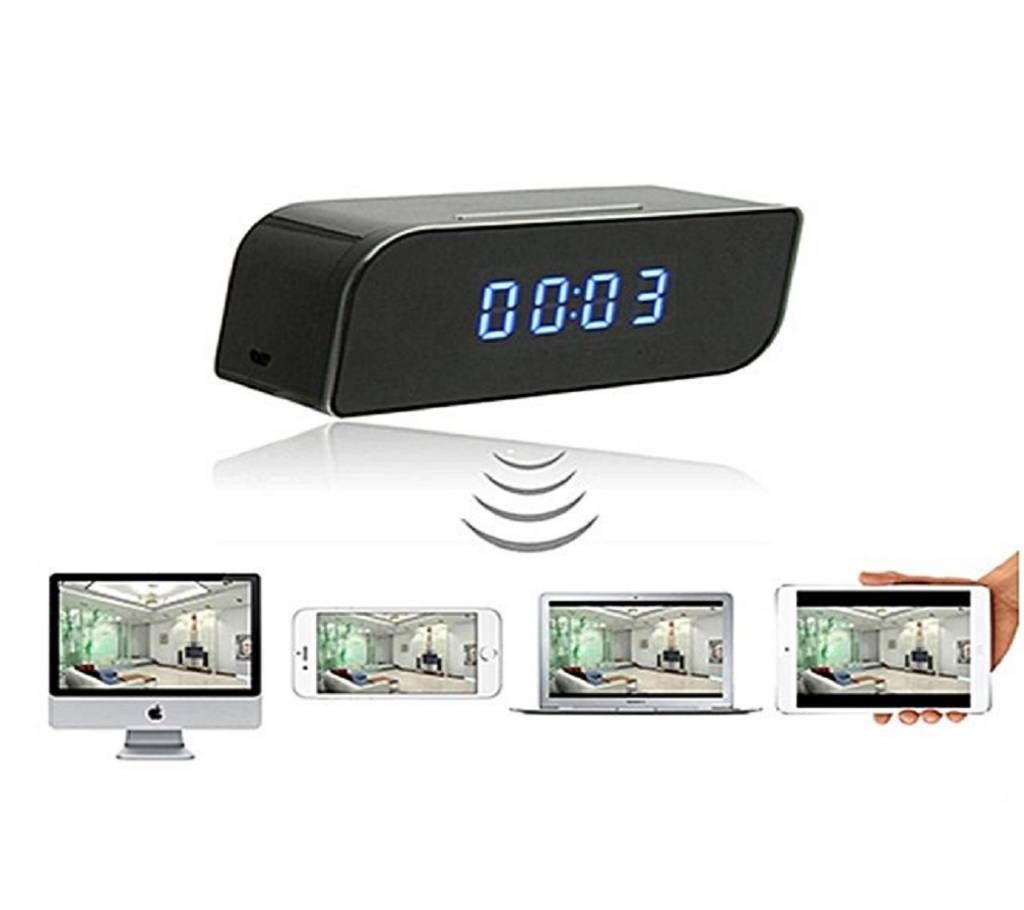 Clock with Wireless IP Camera