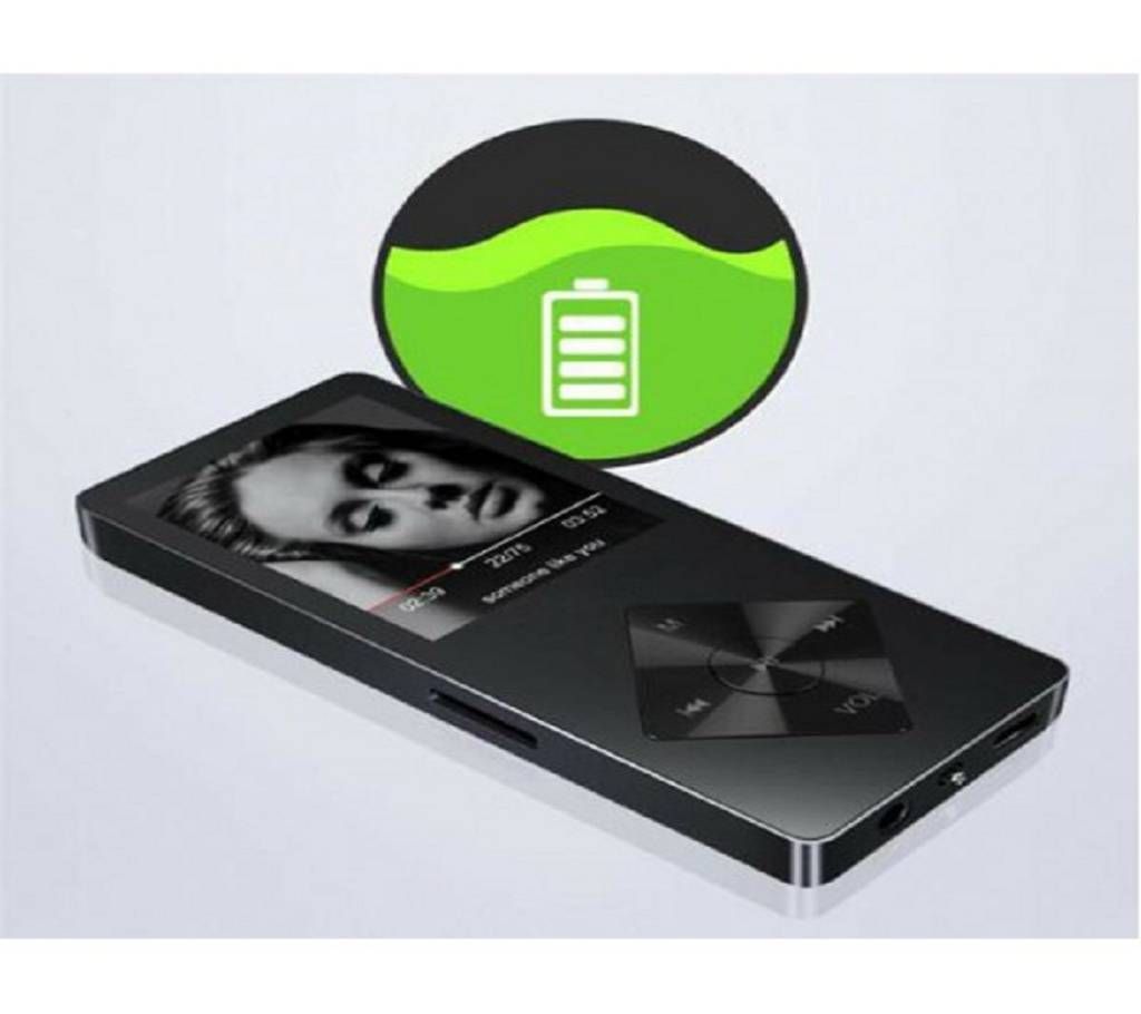 X03 Mp4 Player FM 16GB Build in Memory Metal Body