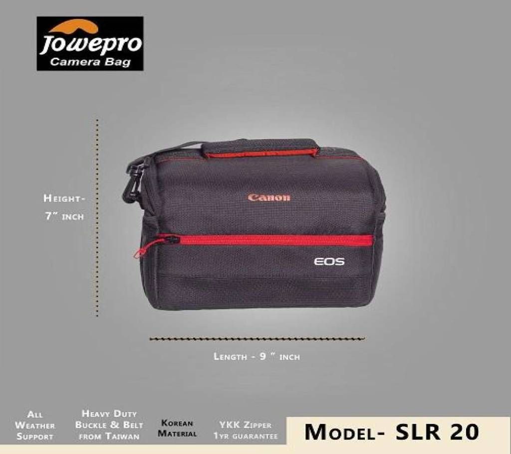 SLR - 20 - DSLR Camera Bag - Black and Red