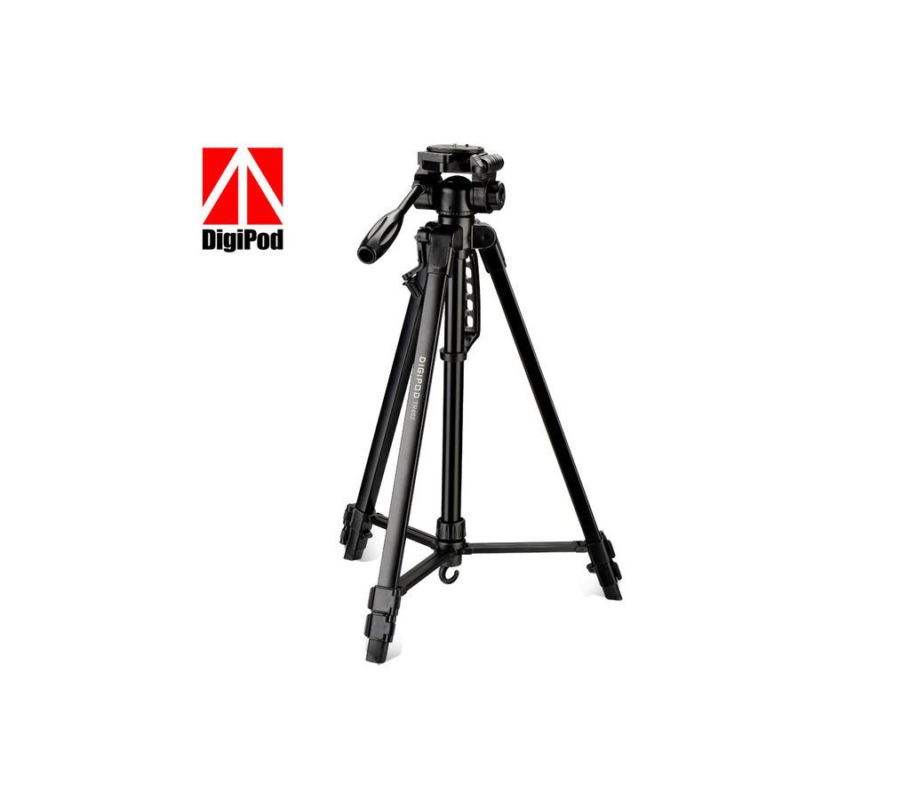 Original DIGIPOD TR-462 Aluminum Lightweight Camera Tripod - Black