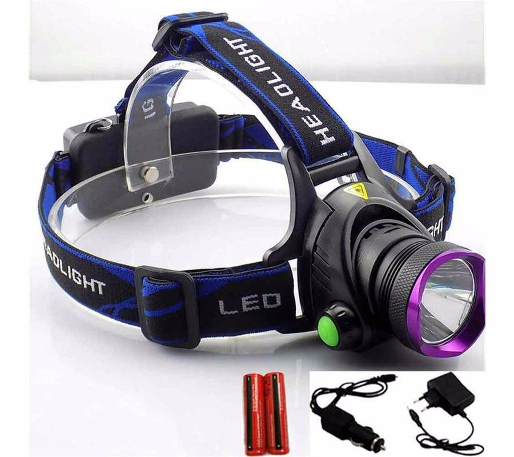 HIGH POWER HEADLAMP WITH ADAPTER & Batteries