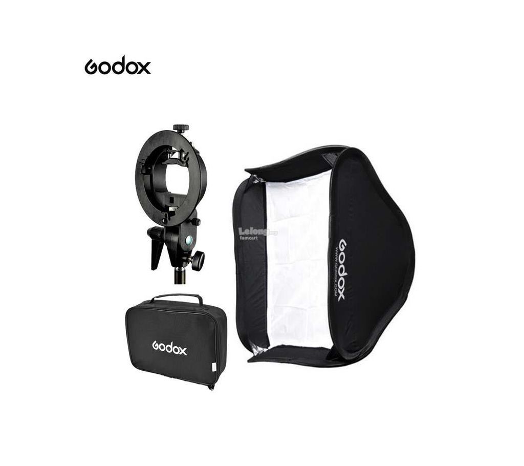 Godox 60*60 Flash Softbox And S Mount