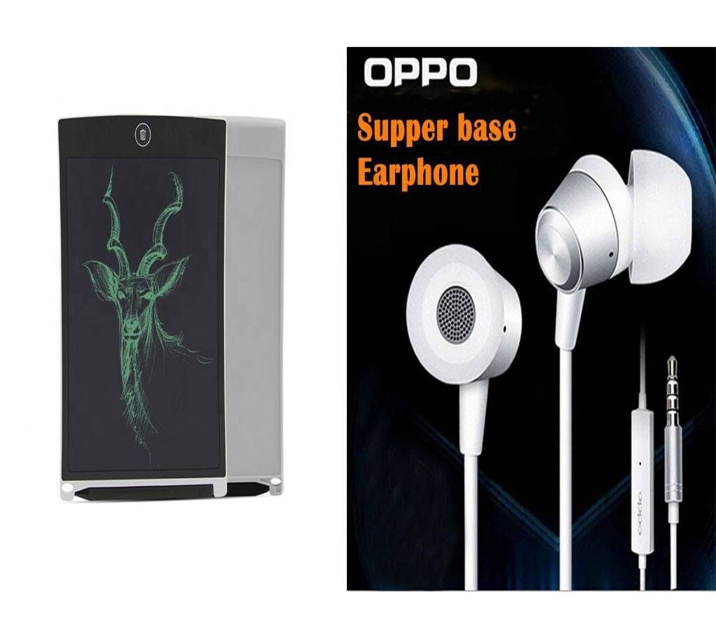 8.5 Inc Writing Tablet & Headphone