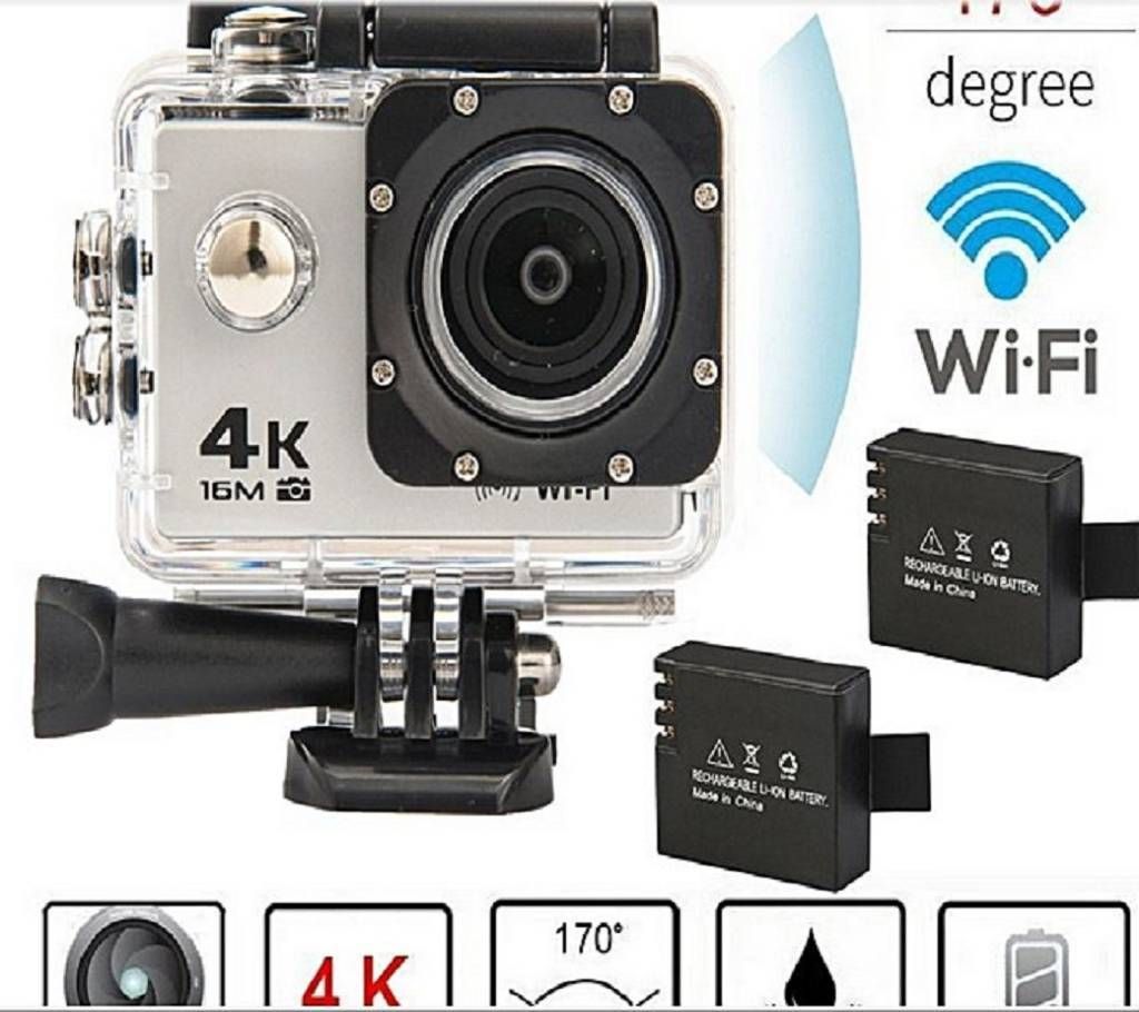 4K Wifi Action Camera 16 MP