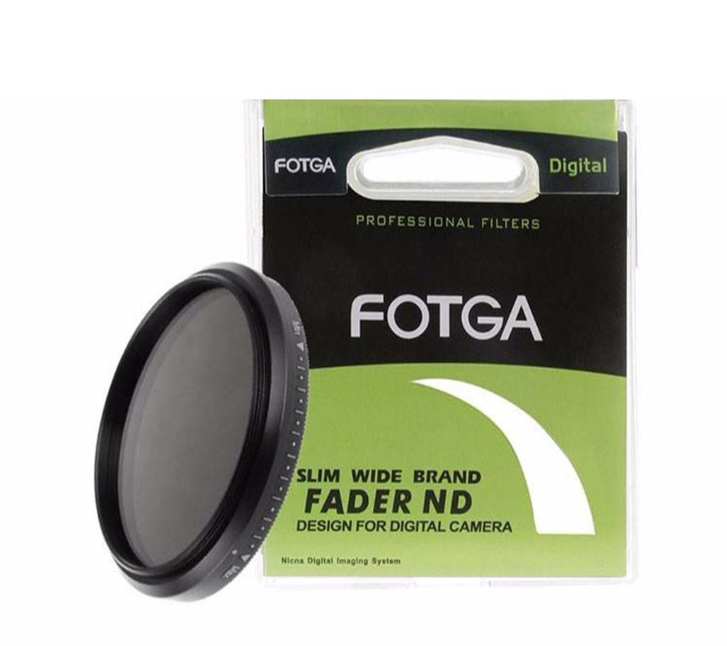 46mm FOTGA Slim Fader Variable Adjustable ND Filter ND2 to ND400  for Canon Nikon Camera
