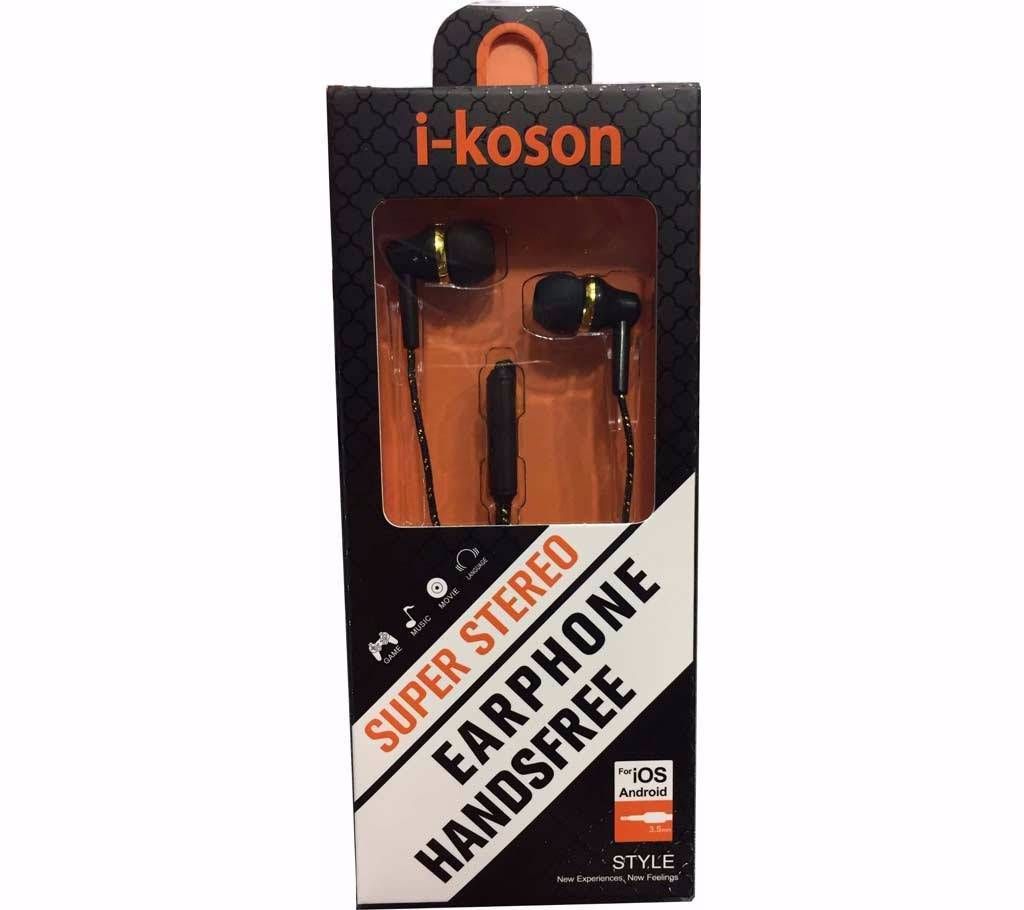 i-Koson Super Stereo Earphone