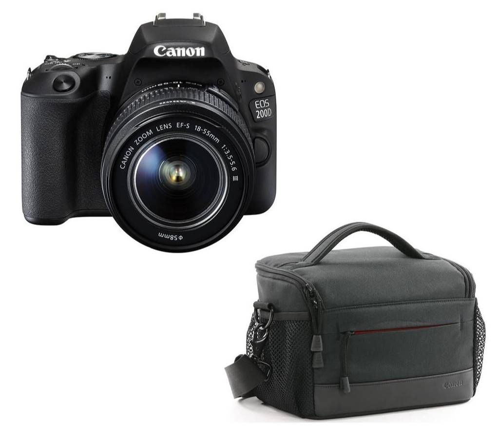 Canon EOS 200D 24.2 MP 18-55mm Lens WiFi DSLR Camera