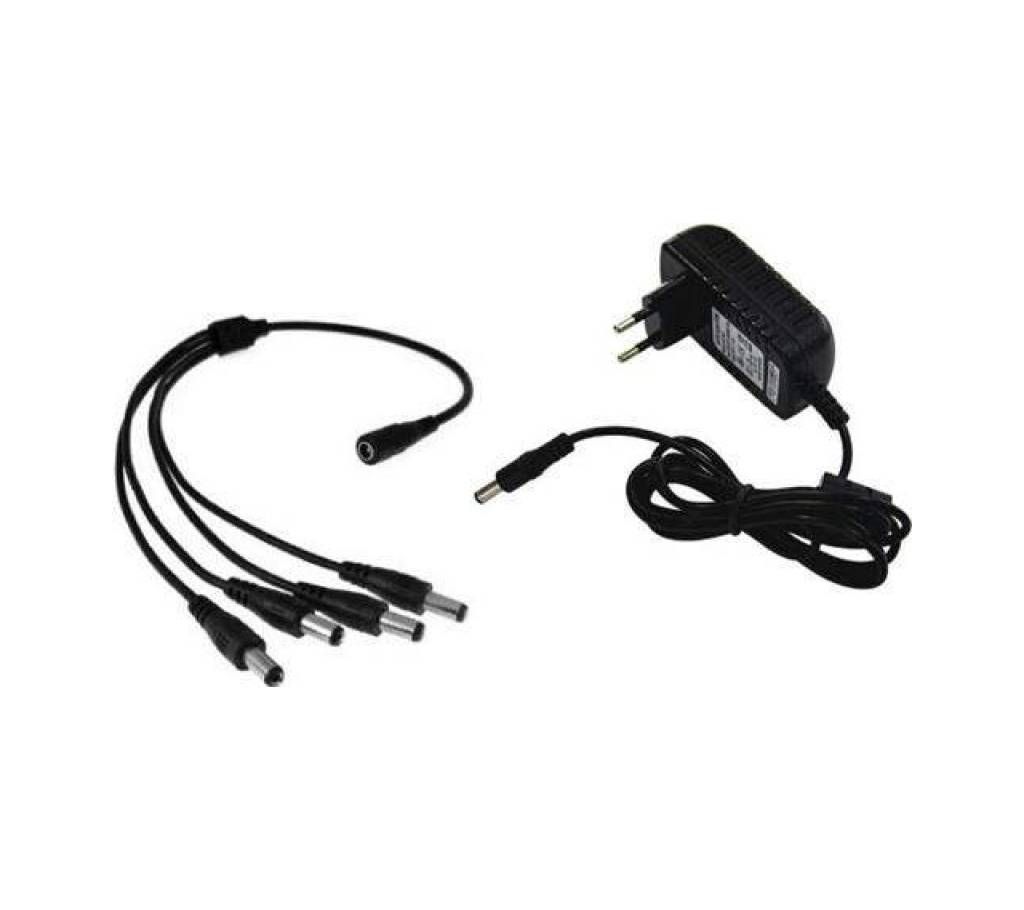 Value-Top CCTV Power Adapter 12V 2000mA with 4-way Splitter