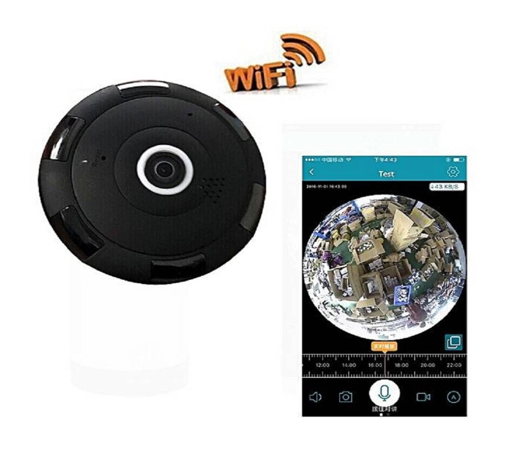 Panoramic Wifi IP P2P Night Vision Camera 360 Degree