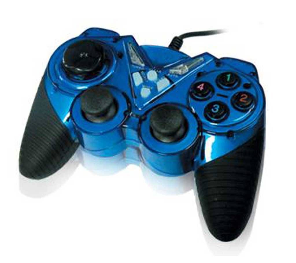 Dual-shock USB wired PC joystick