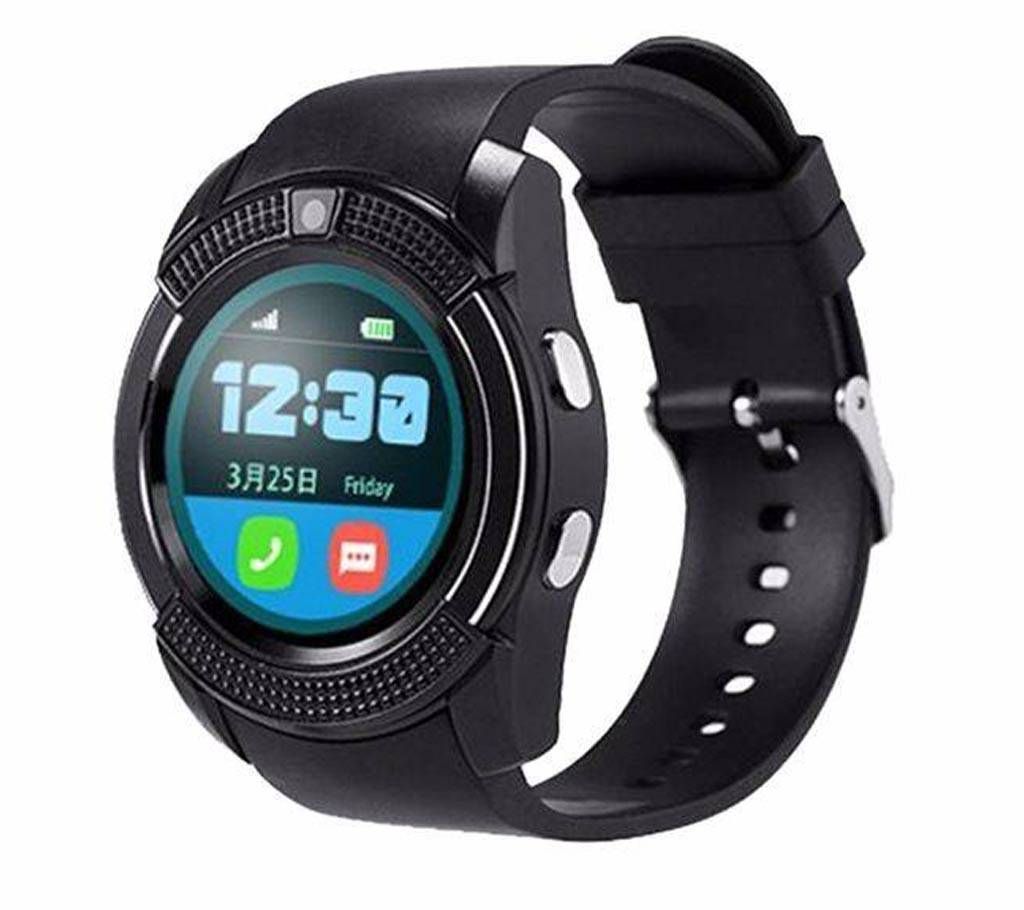 V8 Max Plus Smartwatch- Black