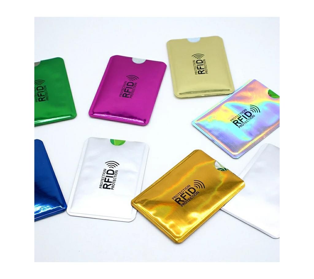 Anti Rfid Card Holder NFC Blocking Reader Lock Id Bank Card Holder Case Business Card Holder