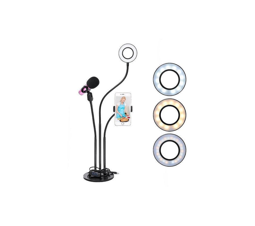 Fusitu Selfie Ring Light with Cell Phone Holder
