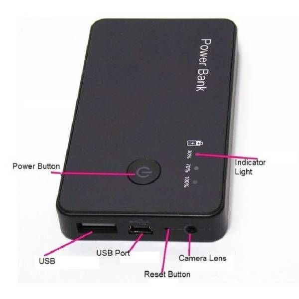 Spy Power Bank Camera HD 5 MP