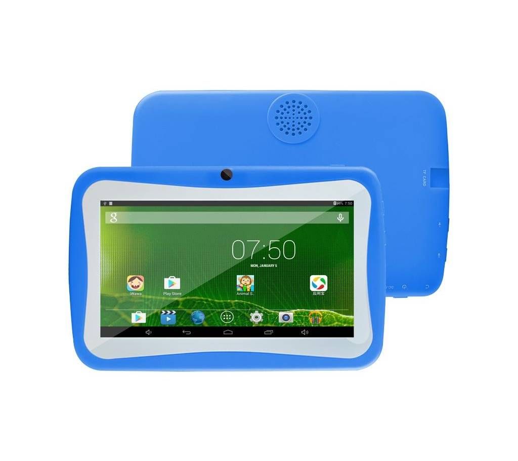 E89 Kids Wifi Tablet Pc 1GB RAM Dual Camera Free Cover Orange