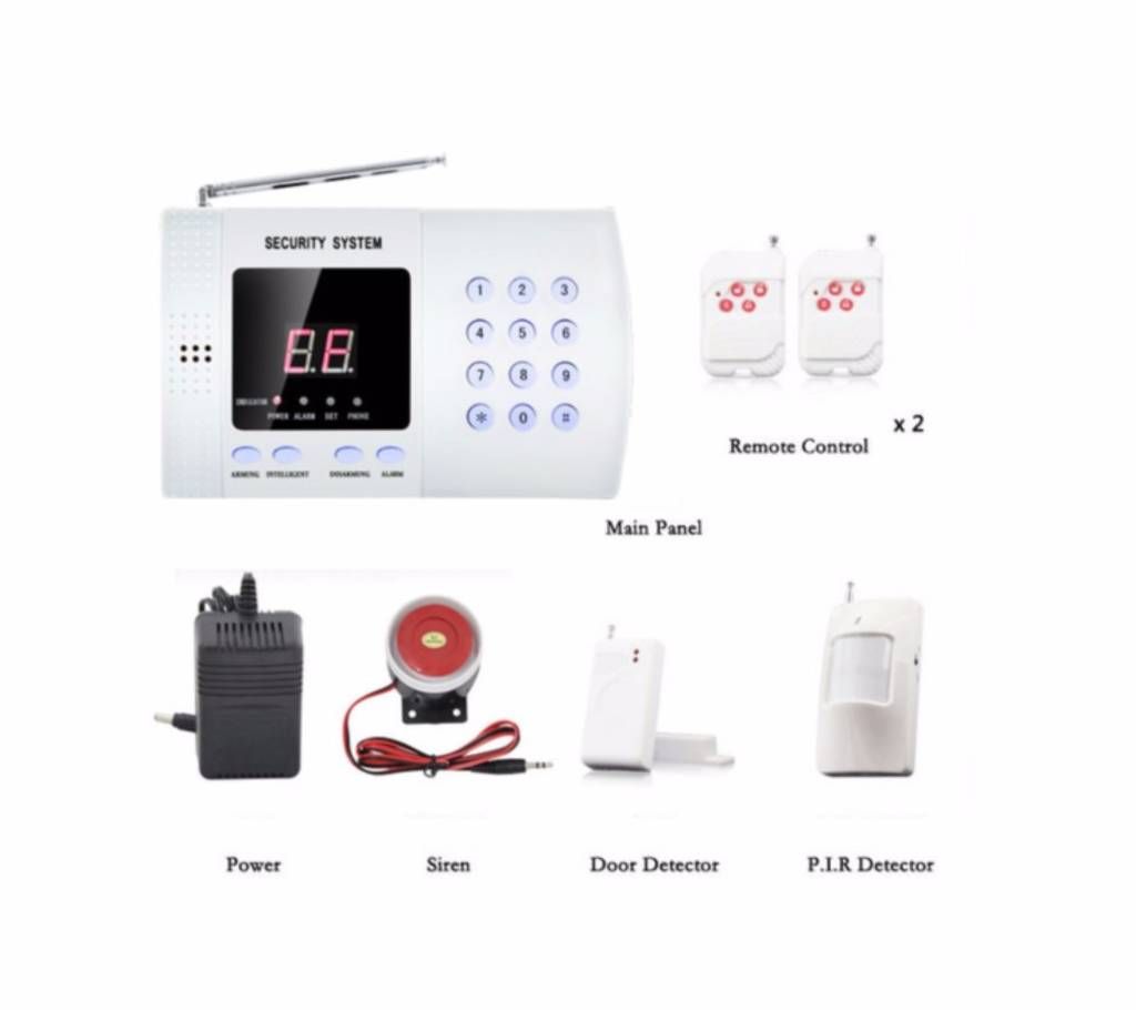 Wireless Home Security Burglar Alarm System