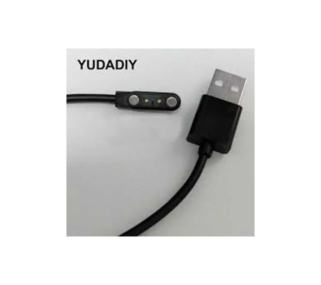 Universal Smart Watch Smart Wristbands charging Line Cable Magnet Suction 2-pin 2.84mm 4-pin 7.62mm USB port Emergency charger
