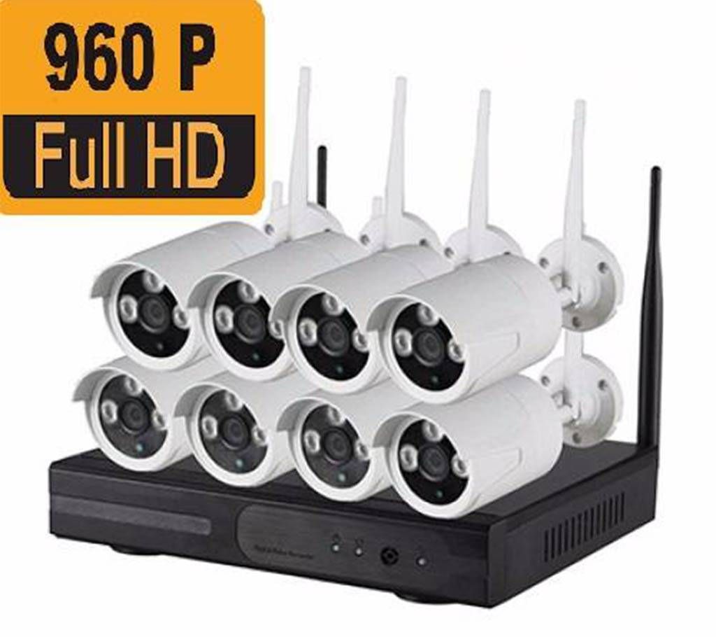 8 Channel 1.3 Megapixels  Wi-Fi IP Camera