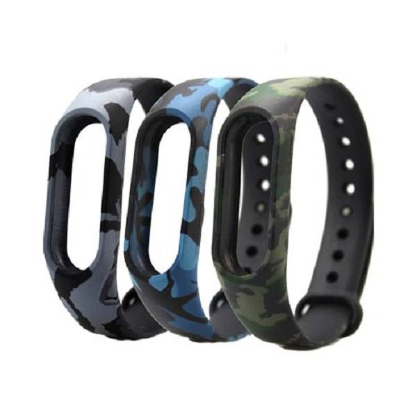 Mi Band 2 Silicon Strap (Army Style)