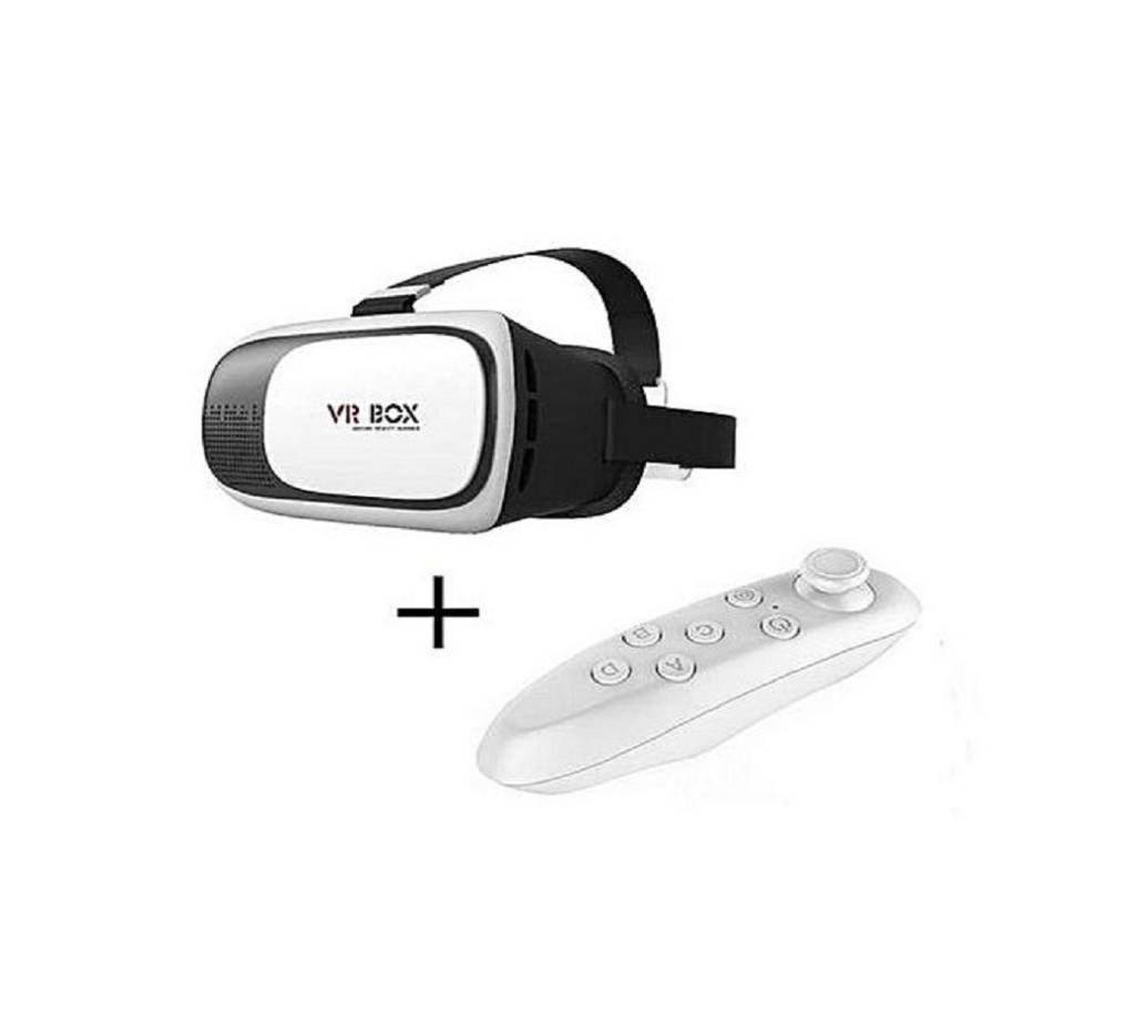 3D Glasses VR BOX 2.0 With Remote Controller