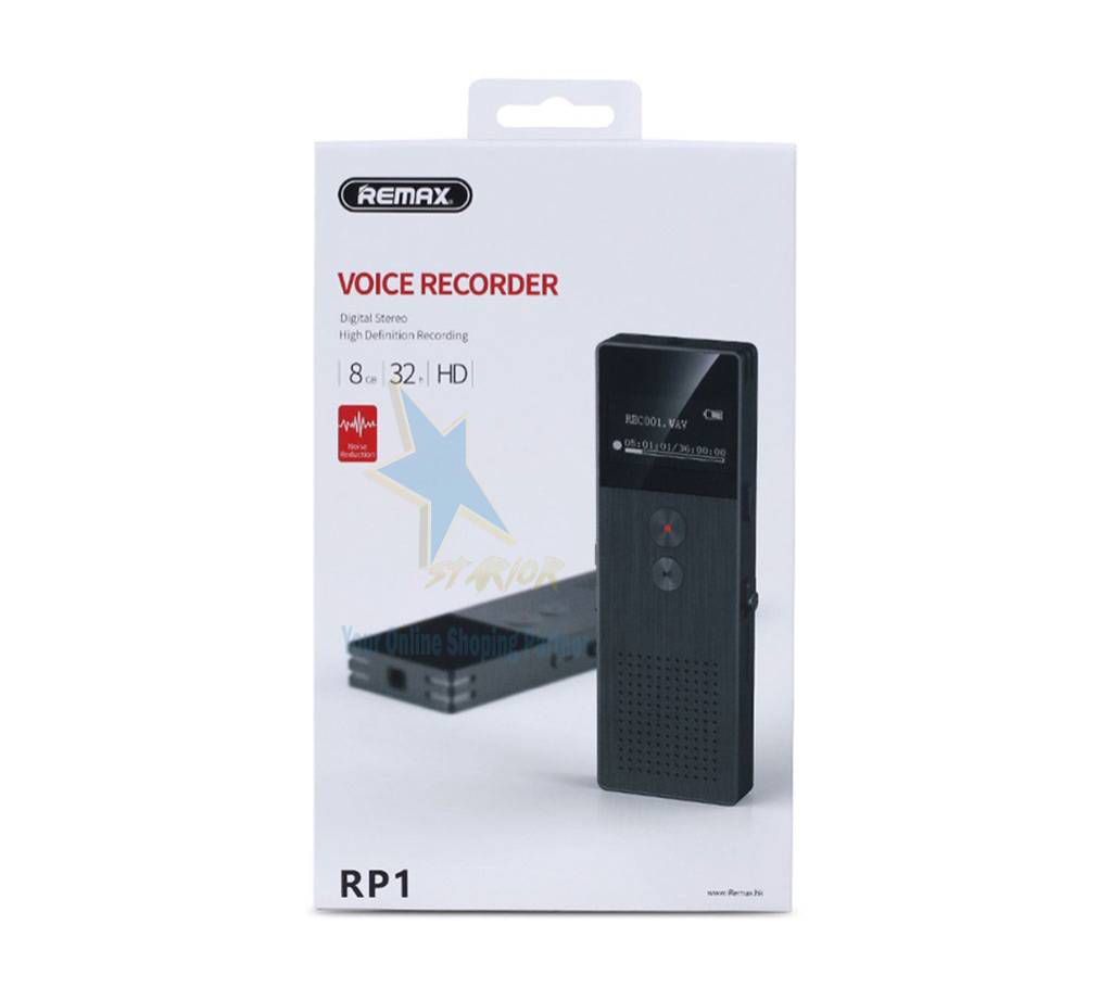 Remax RP1 OLED 8GB Noise Reduction Voice Recorder