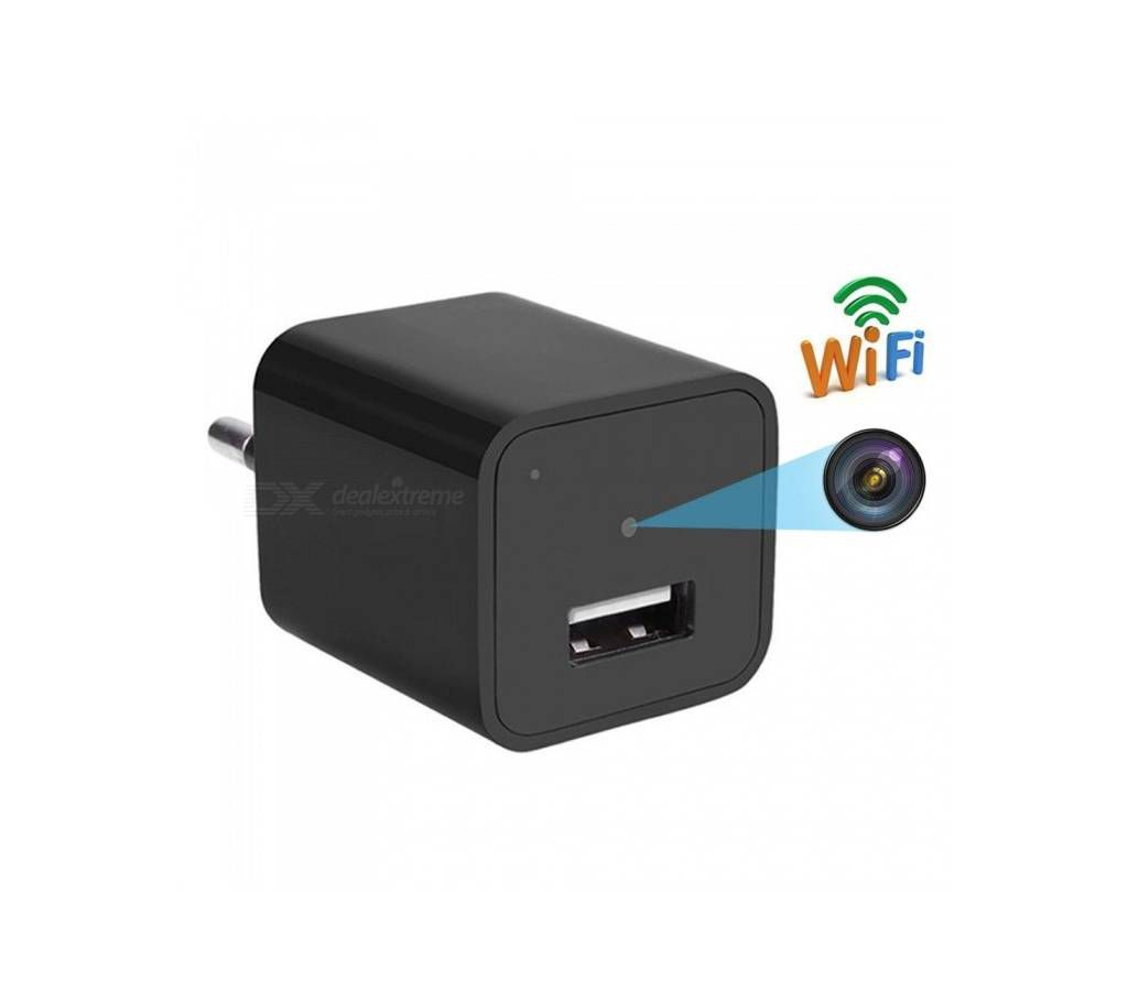 1080P Full HD USB WiFi Hidden Wall Charger Spy Camera