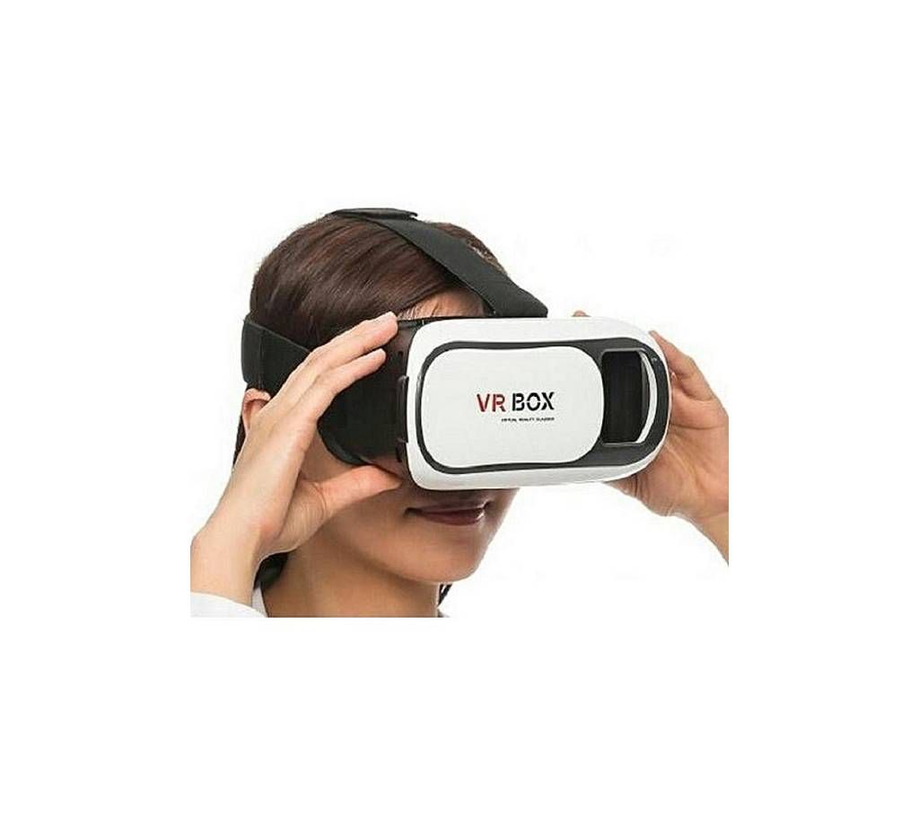 VR BOX 2.0 Virtual Reality Headset - White