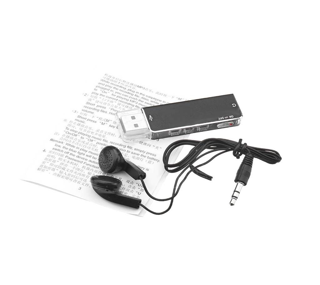8GB Mini Voice Activated Digital Audio Recorder MP3 Player