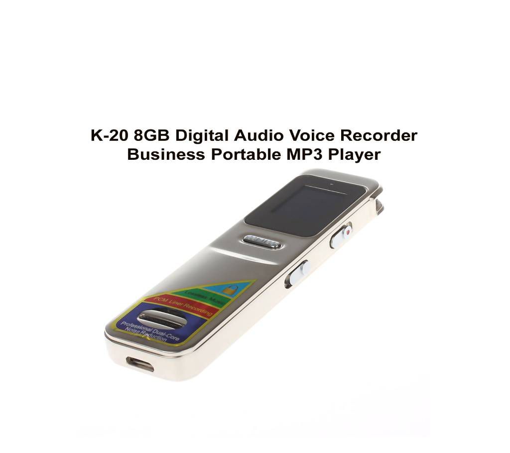 8GB Digital Voice Recorder Business Portable MP3 Player