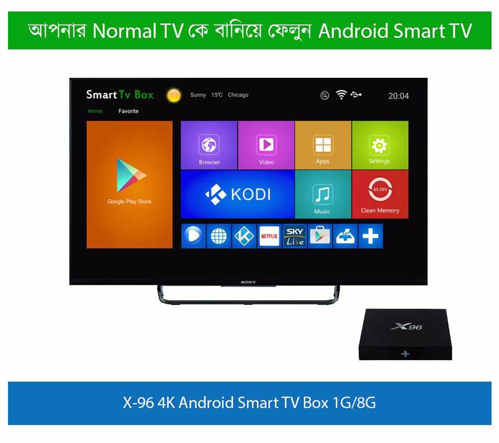 X96 Android Smart TV Box Version 1.0