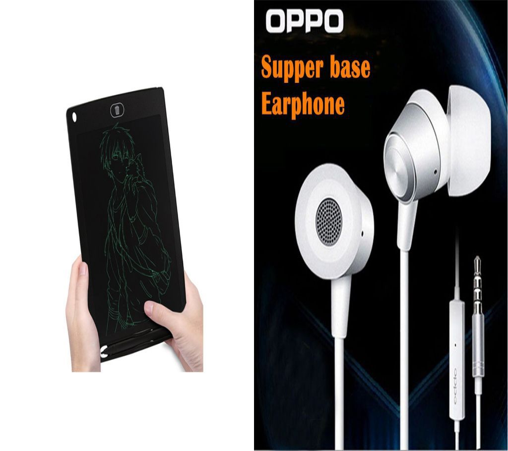 10 Inches Writing Tablet & Headphone