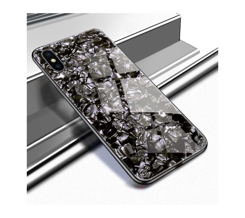 Luxury Bling Conch Shell Sparkling Tempered Glass Case For IPhone 6PLUS