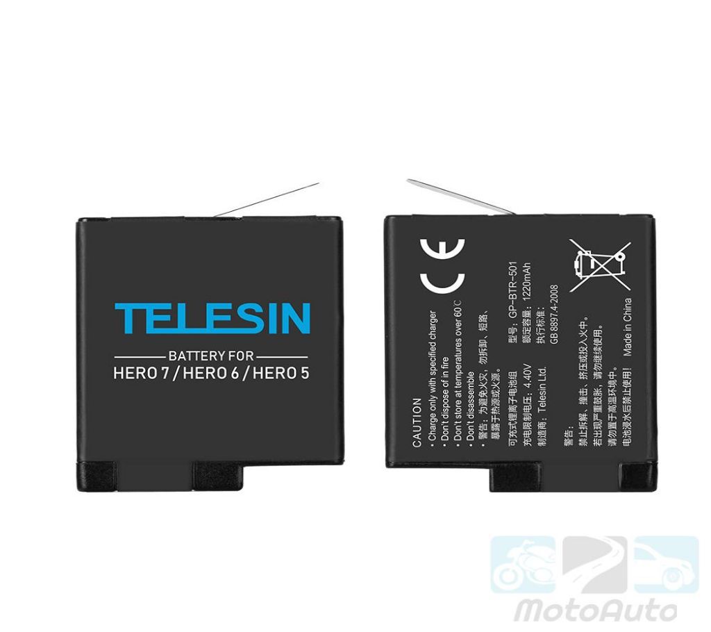 TELESIN Battery Pack for GoPro Hero 7 Hero 6, Hero 5 Replacement Battery