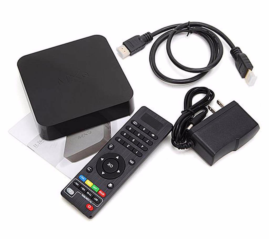 MXQ Android TV Box with Remote Control