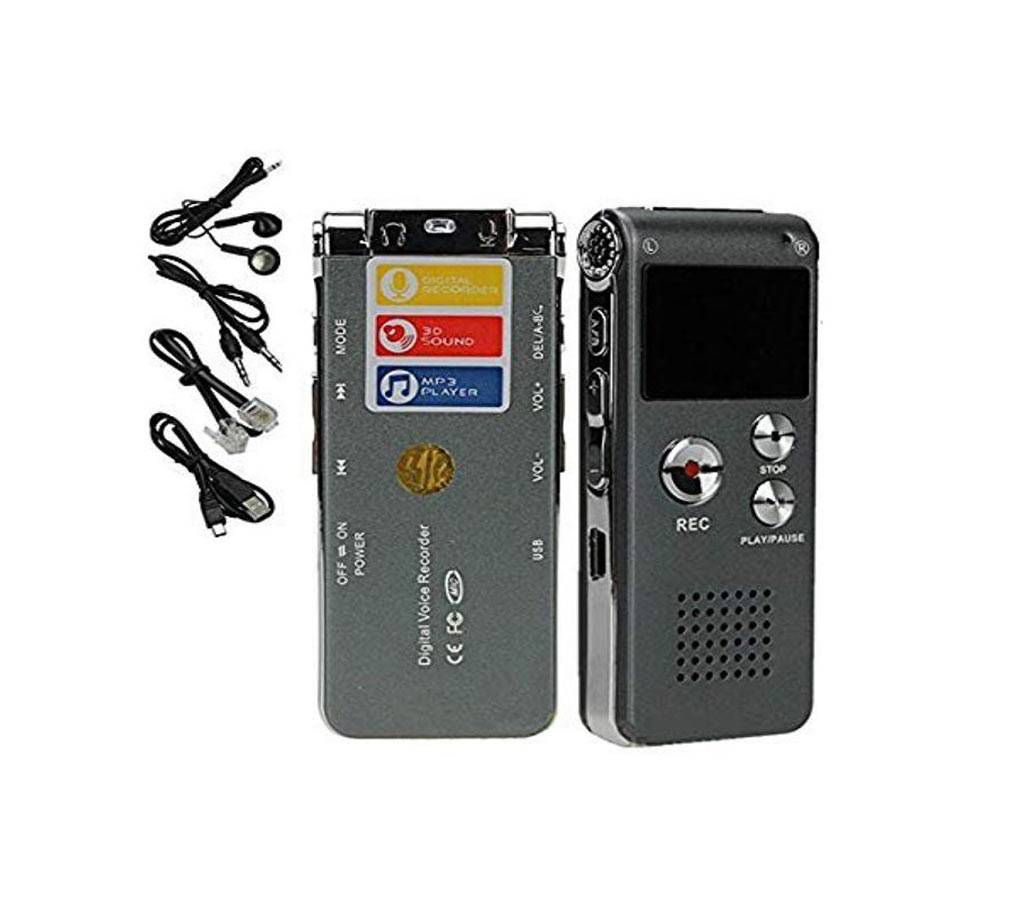 Digital Rechargeable Voice Recorder 8GB