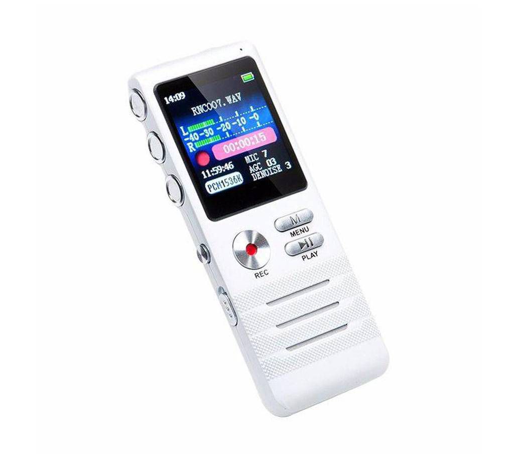 8GB Digital Voice Recorder With MP3 Player 