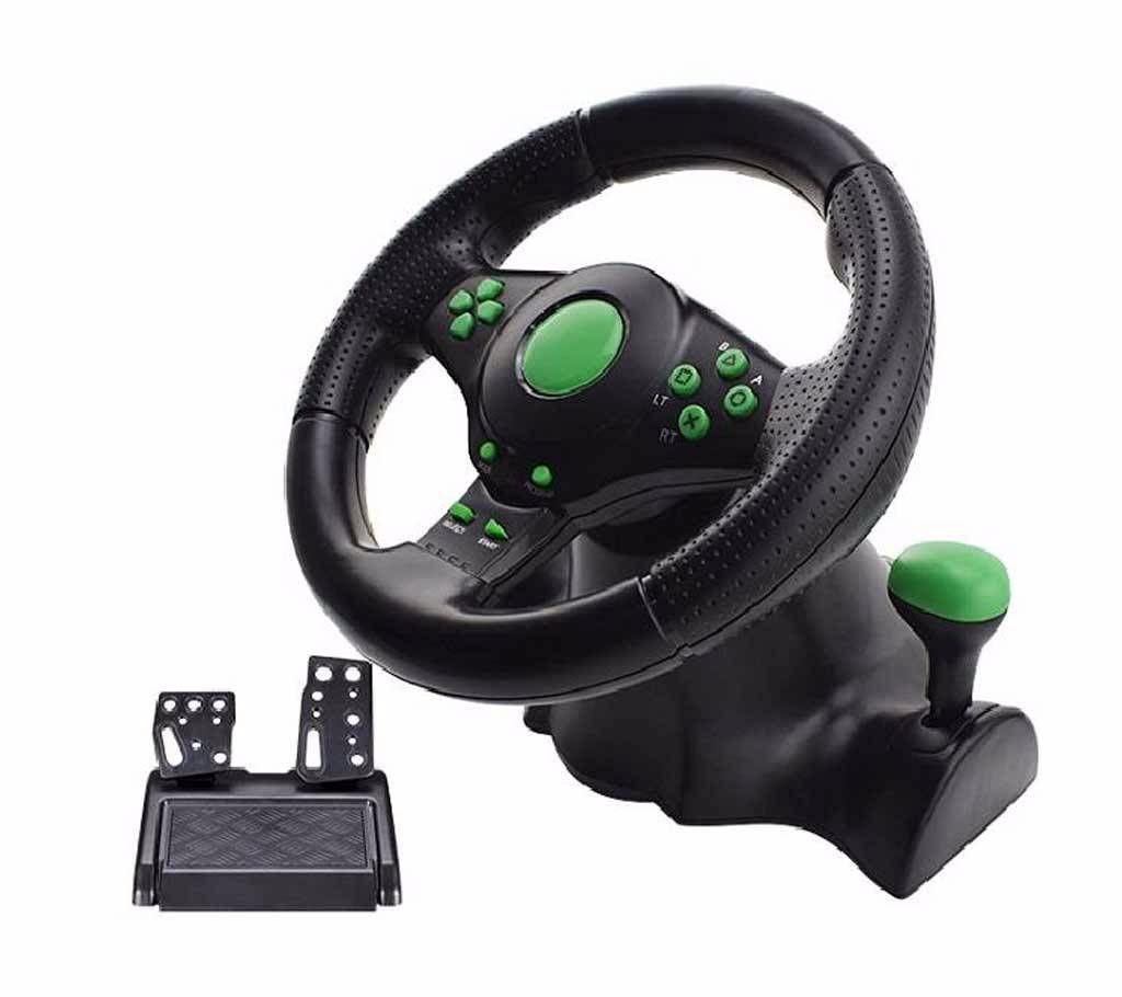 4 In 1 Gaming Vibration Steering Wheel