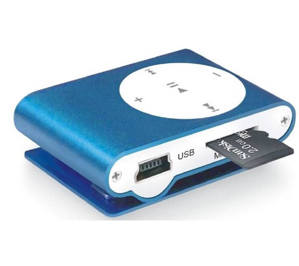 Mini clip mP3 player Rechargeable