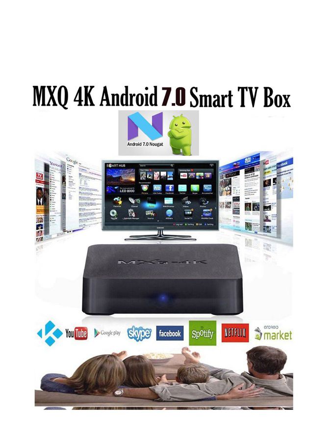 Android 7.1 Smart TV Box MXQ 4K