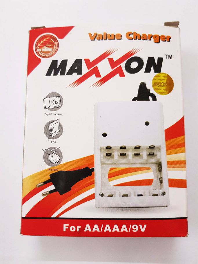 Maxxon Value Charger (For AAA, AA, 9v Battery)