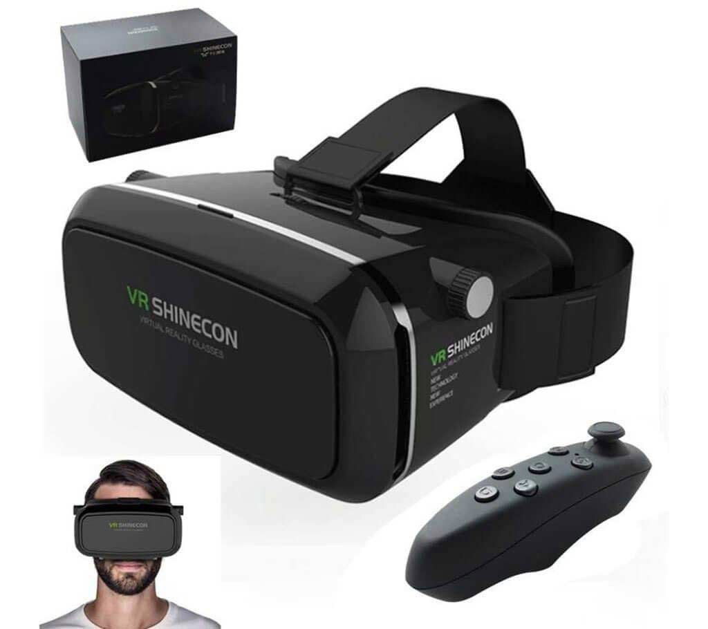 VR SHINECON 3D Glass+Bluetooth Remote