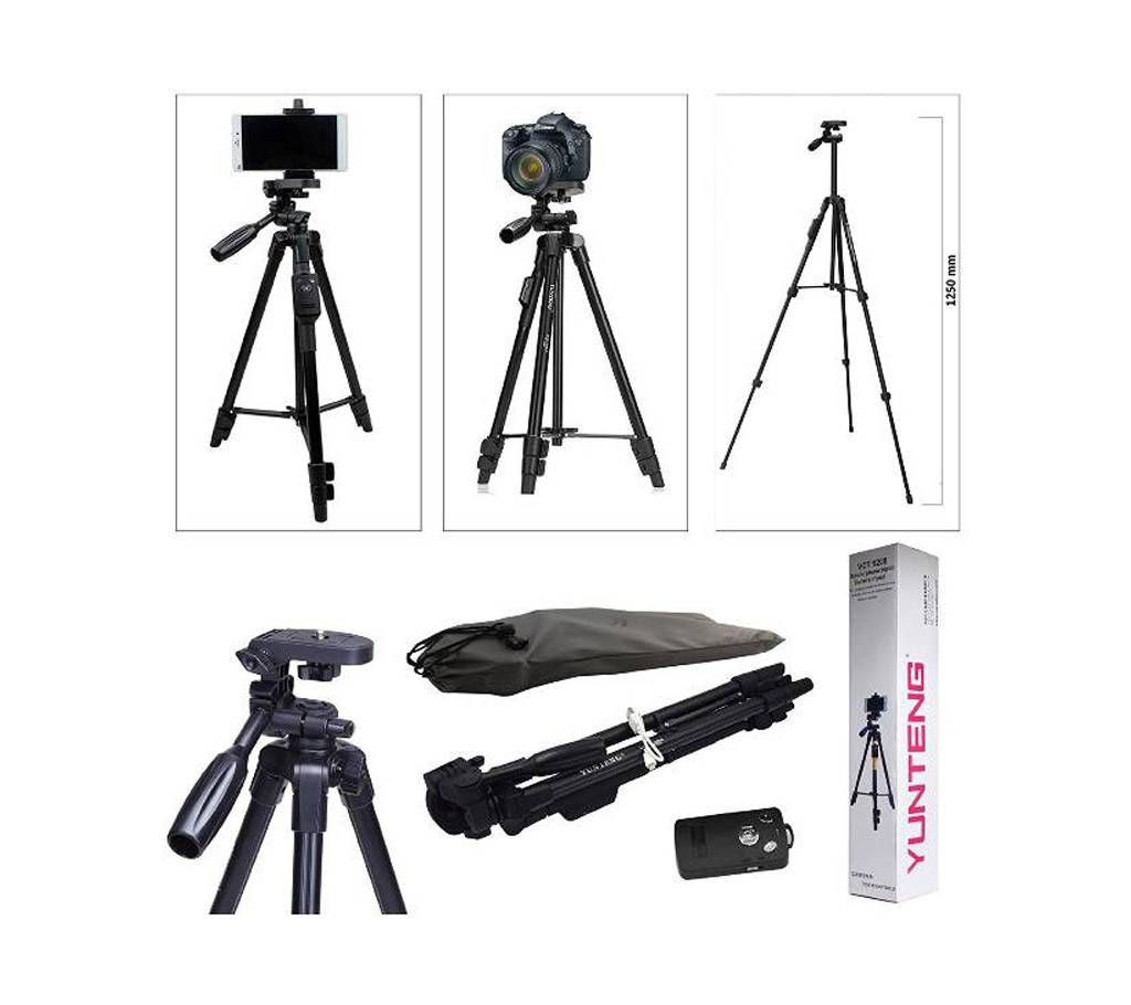 YUNTENG VCT-5208 Tripod With Remote Control