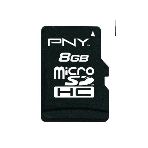 PNY Micro SD Card - 8GB - Black