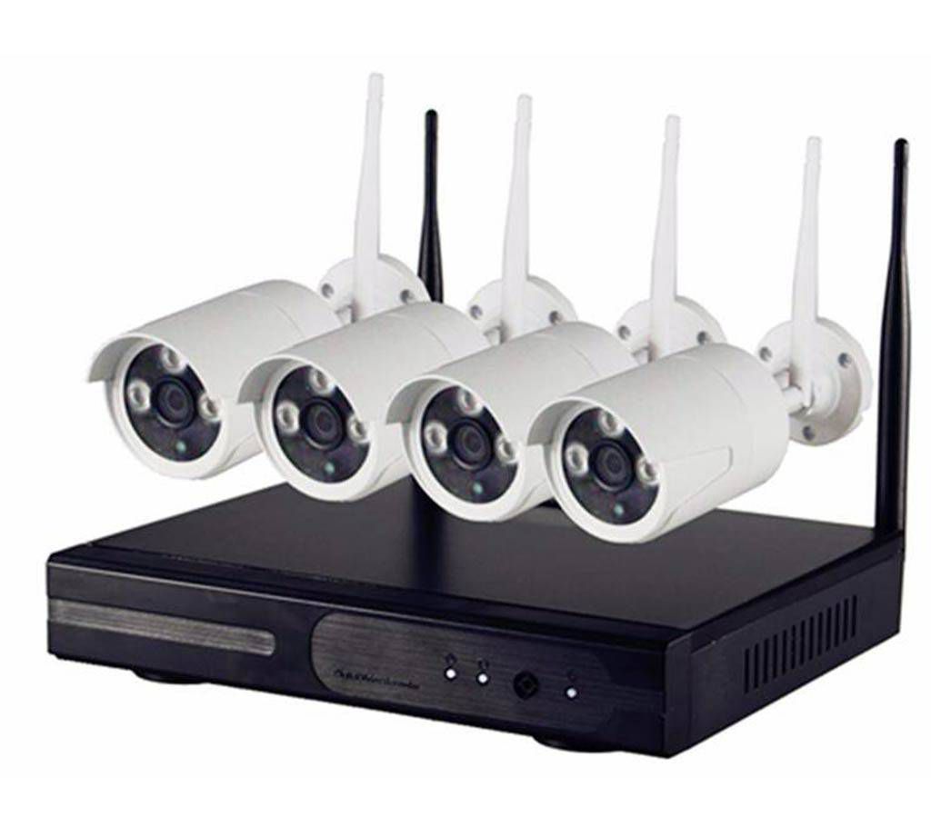 WIFI 4CH NVR with 2.0 Mega pixel camera
