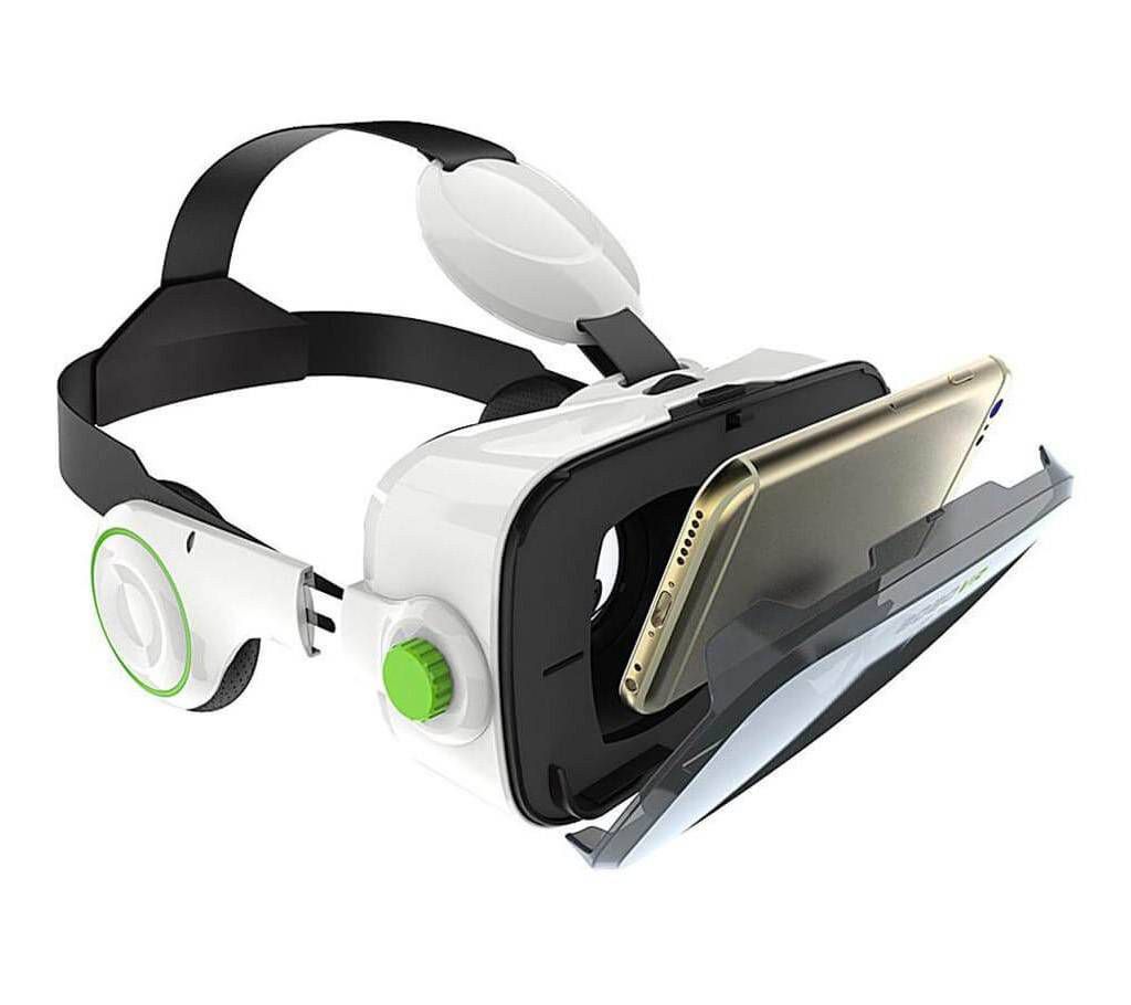VR Box VR Z4 Virtual Reality 3D Glasses- white