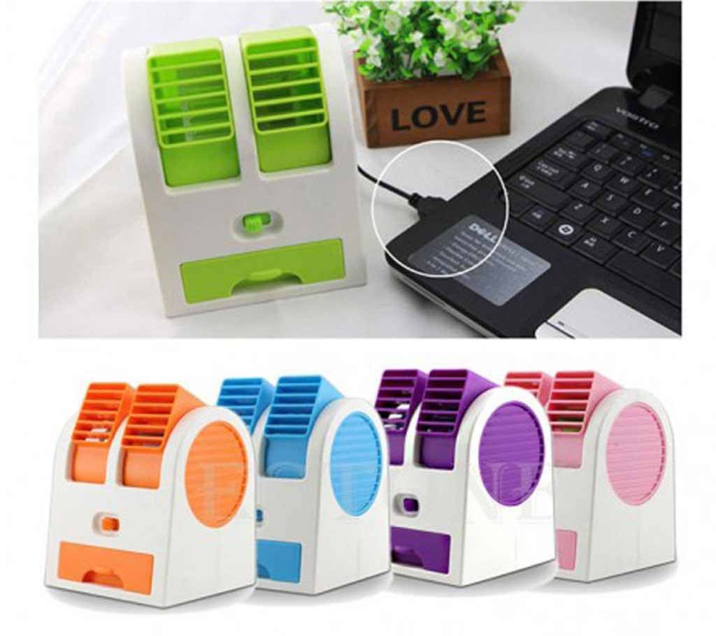 Portable Mini USB Double Outlet Air Conditioner