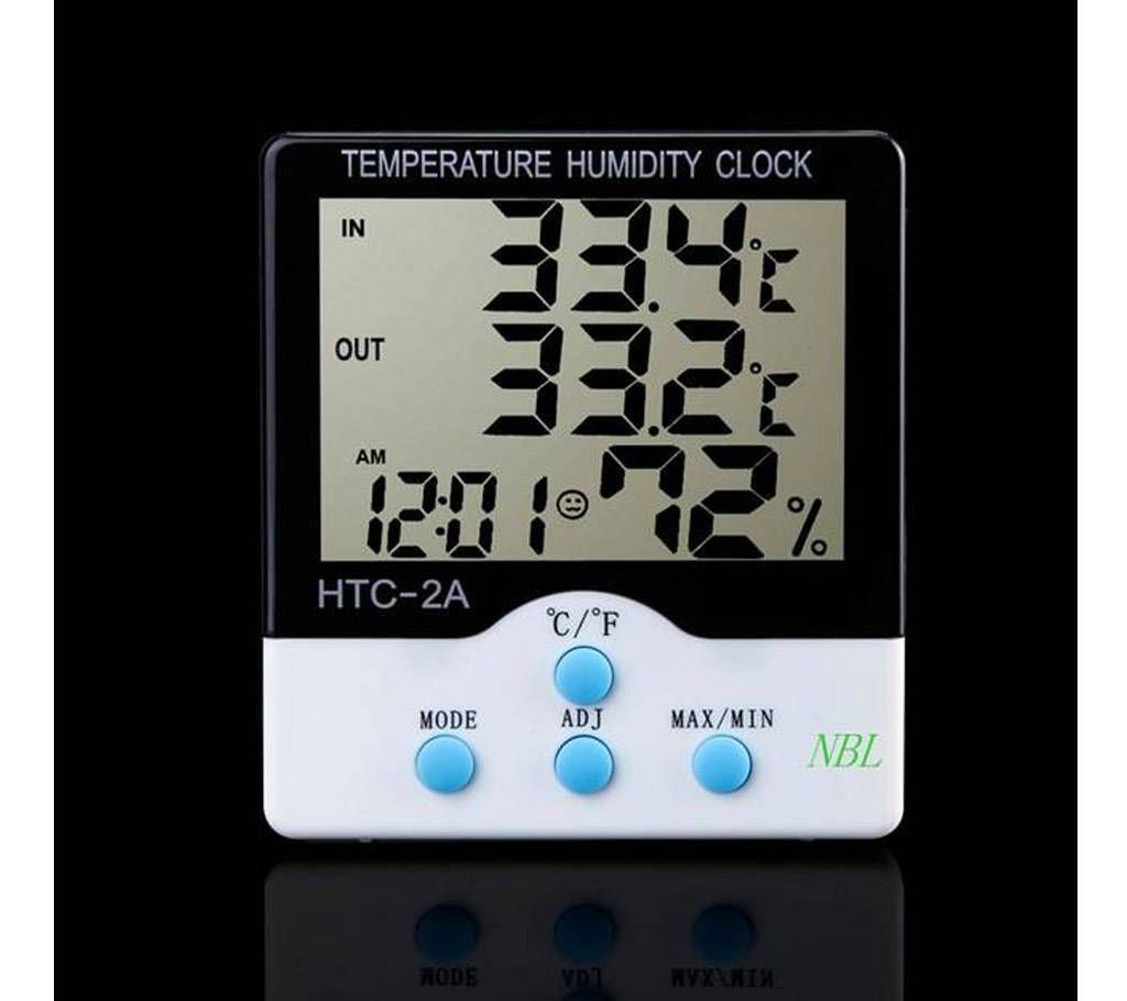 Digital LCD display temperature + Hummity Clock